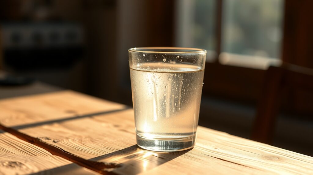 Flux_Schnell_Closeup_of_a_clear_glass_filled_with_warm_water_o_3